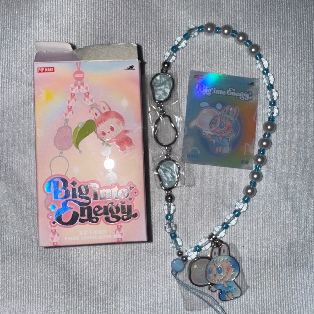 New opened confirmed Big Into Energy’Hope’ phone charm